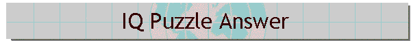 IQ Puzzle Answer
